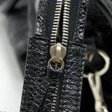 Balenciaga women's handbag Black luxury designer leather