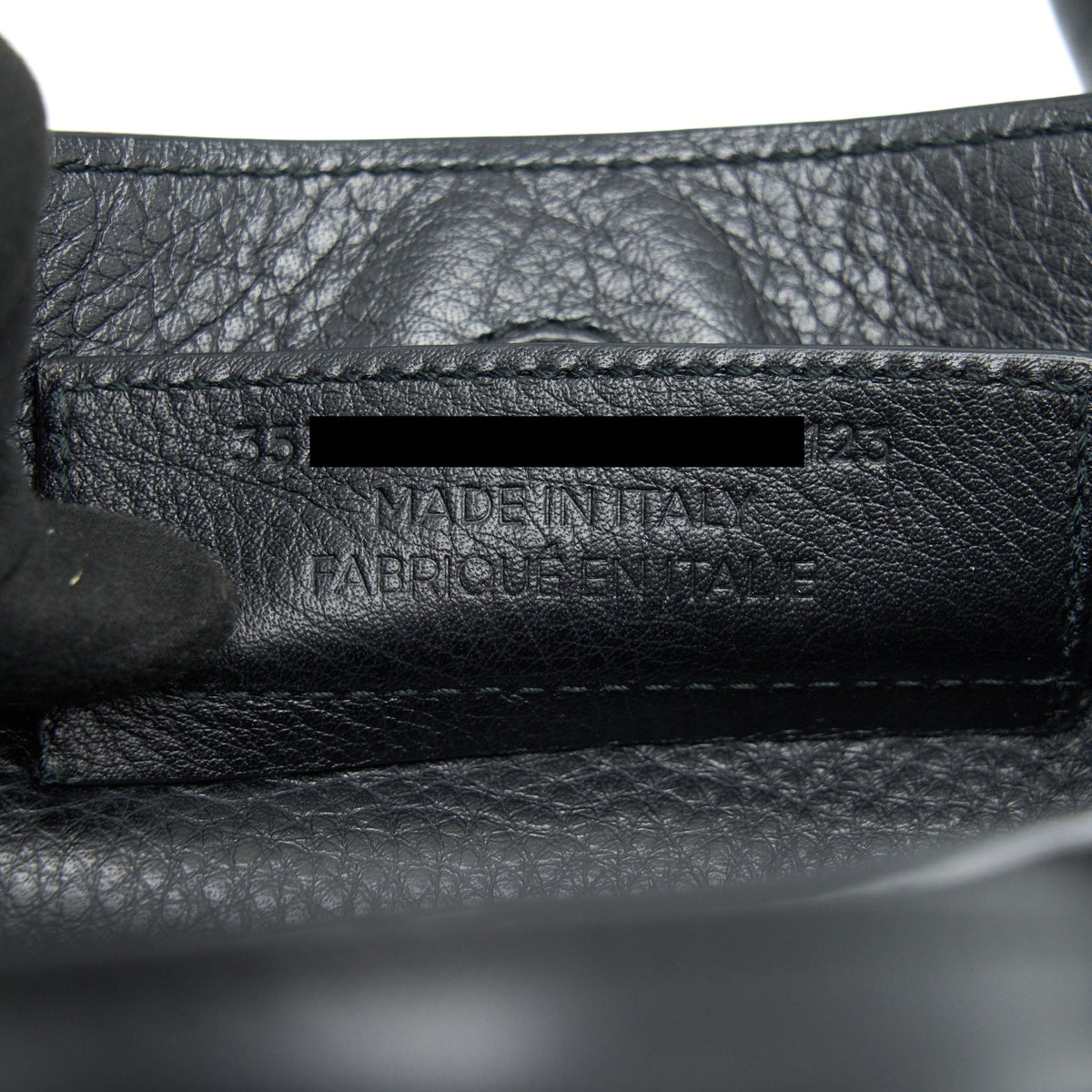 Luxar736 elegant leather Handbag side view