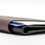 Luxar695 elegant leather Handbag angled view
