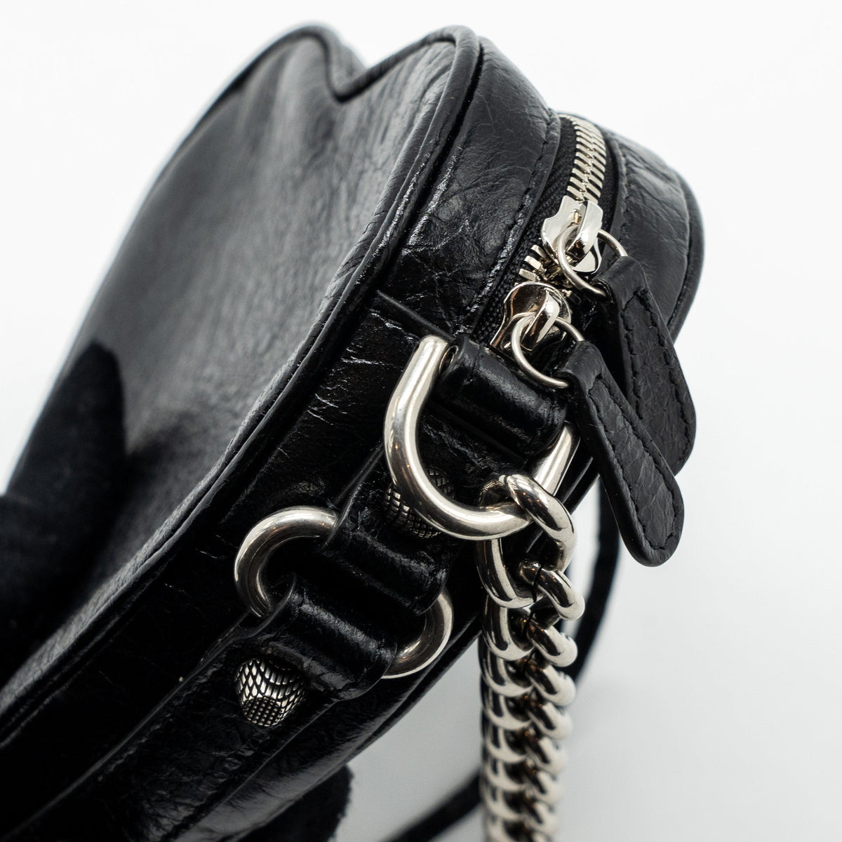 Luxar656 elegant leather Handbag side view