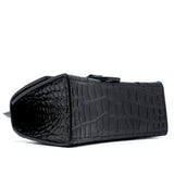 Luxar639 elegant leather Handbag back view