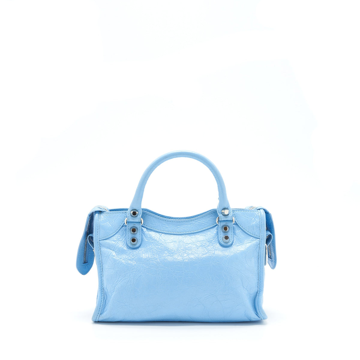 Luxar618 elegant leather Handbag flat lay view