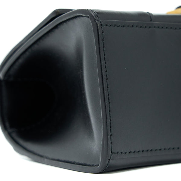Balenciaga Hourglass XS Calfskin Black GHW | Designer Top Handle Bag