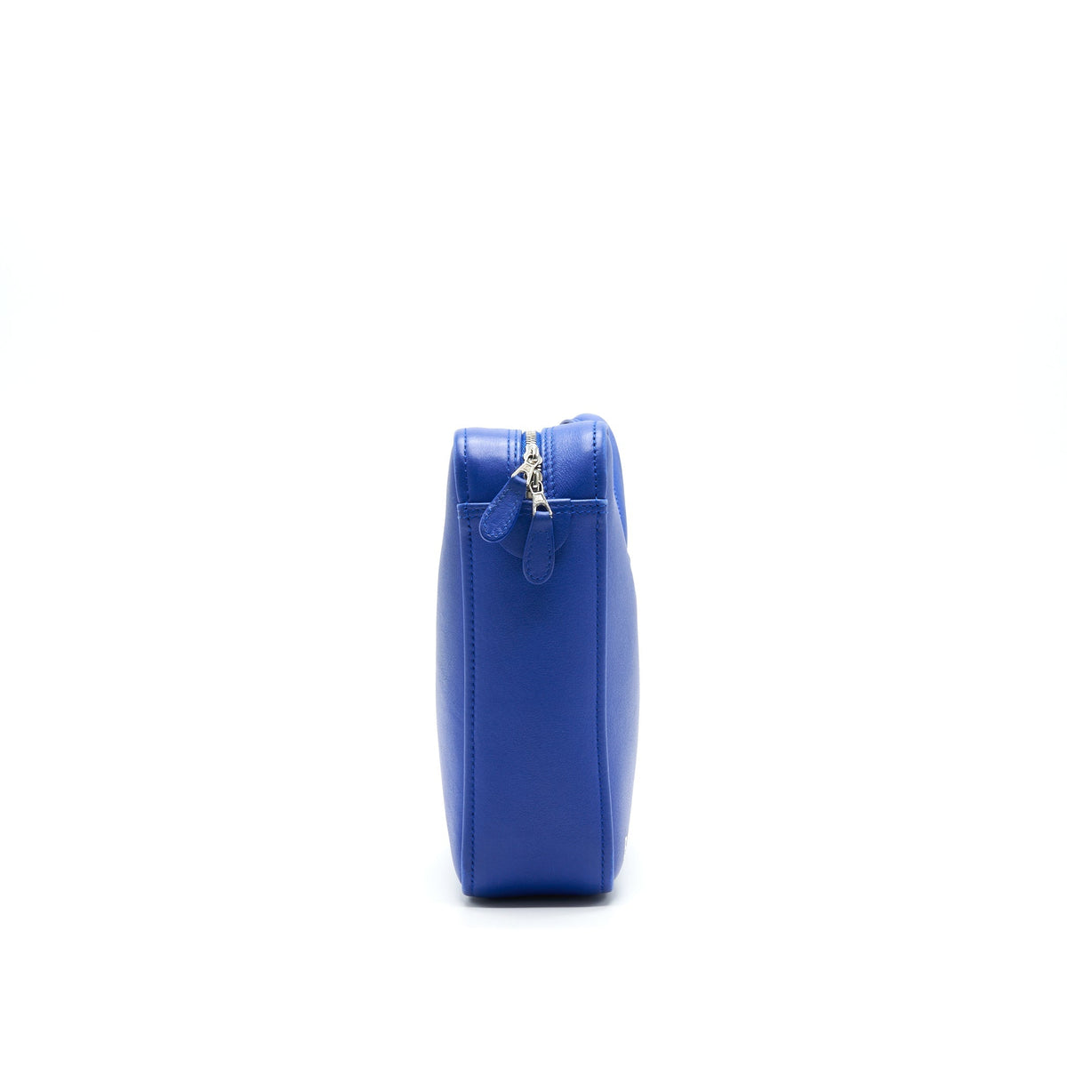 Side view of Balenciaga handbag Blue premium designer bag