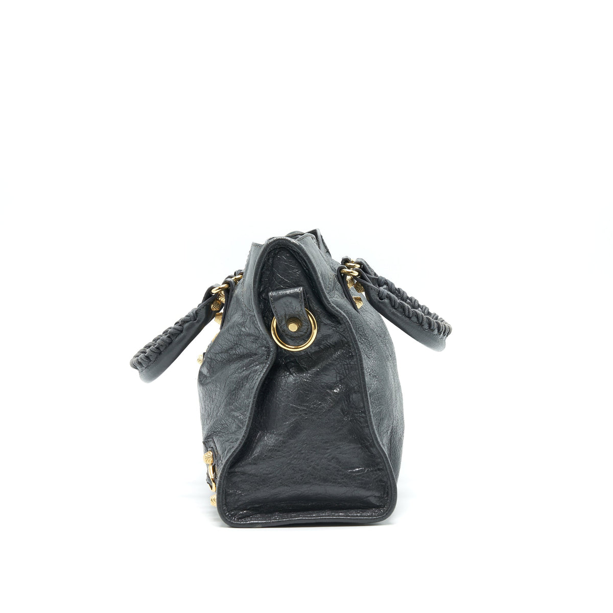 Luxar602 elegant leather Handbag flat lay view