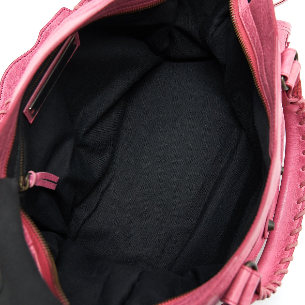 Balenciaga Classic City Bag Pink Ruthenium Hardware — Designer Leather Handbag