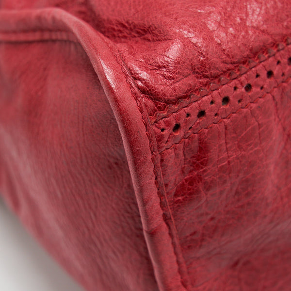 Balenciaga Giant City Bag Red SHW — Designer Leather Handbag