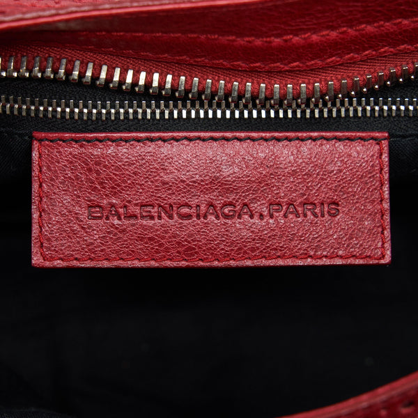 Balenciaga Giant City Bag Red SHW — Designer Leather Handbag