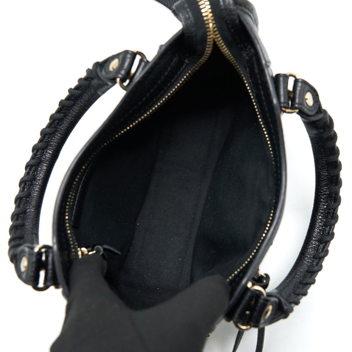 Balenciaga women's handbag Black luxury designer leather