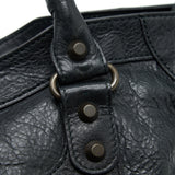 Balenciaga designer handbag leather closeup detail