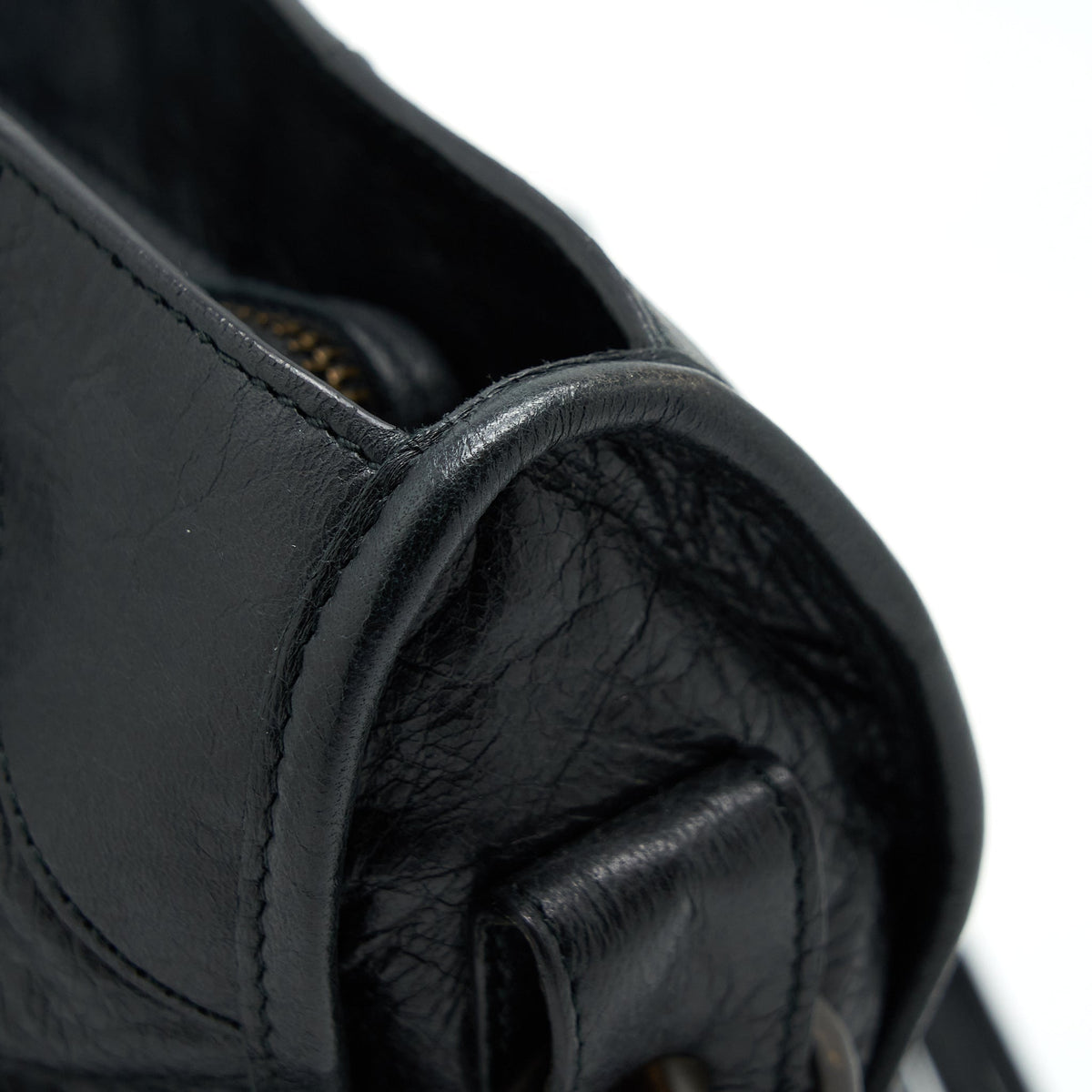 Luxar622 elegant leather Handbag side view
