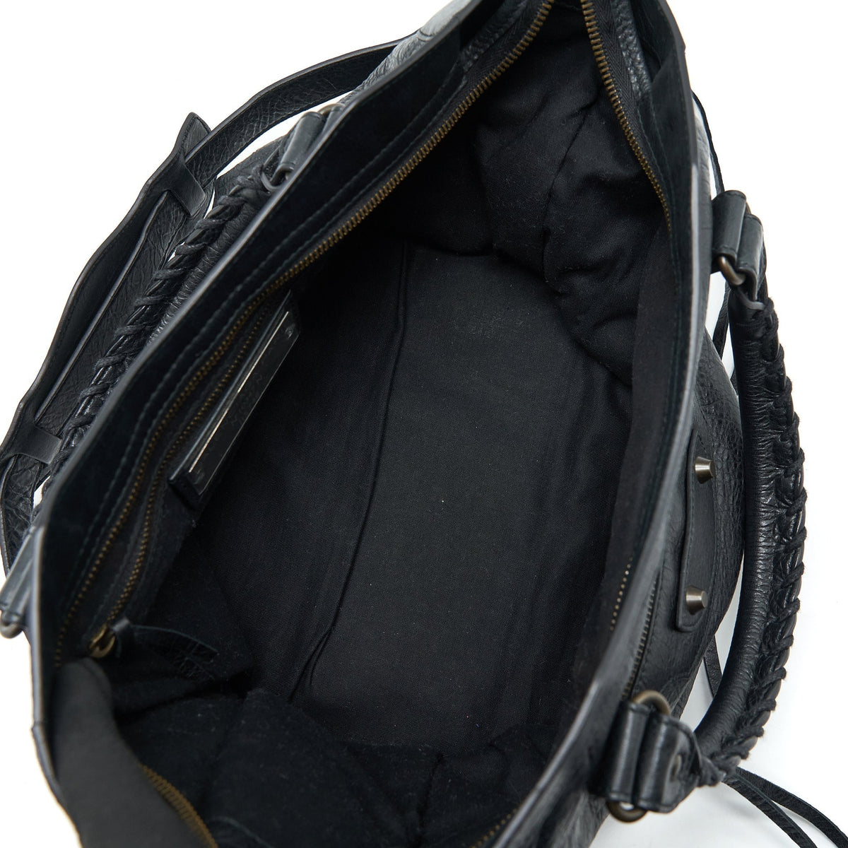 Luxar622 elegant leather Handbag top view