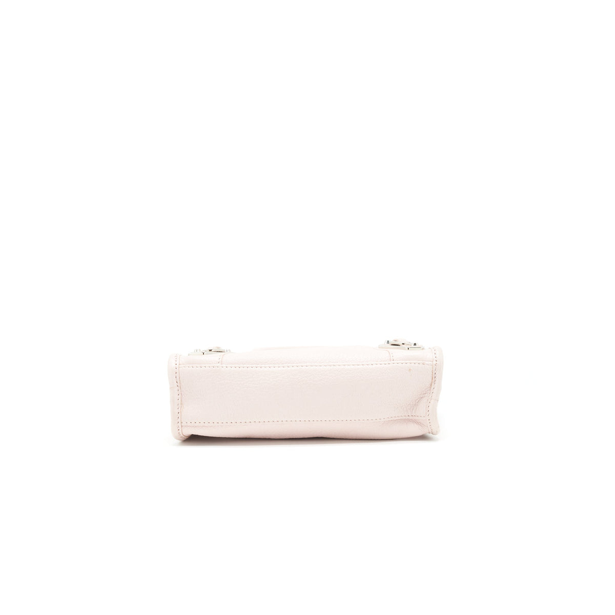 Balenciaga Nano Classic Metallic edge city bag light pink SHW — Designer Leather Handbag
