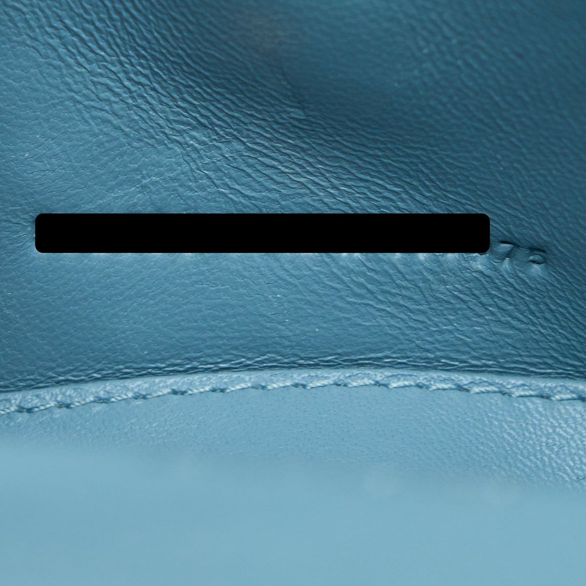 Balenciaga Hourglass XS Cro-Embossed Calfskin Light Blue SHW | Designer Top Handle Bag