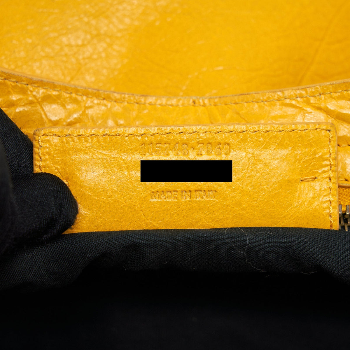 Balenciaga classic city bag yellow ruthenium hardware — Designer Leather Handbag