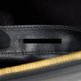 Side view of Balenciaga handbag Black premium designer bag
