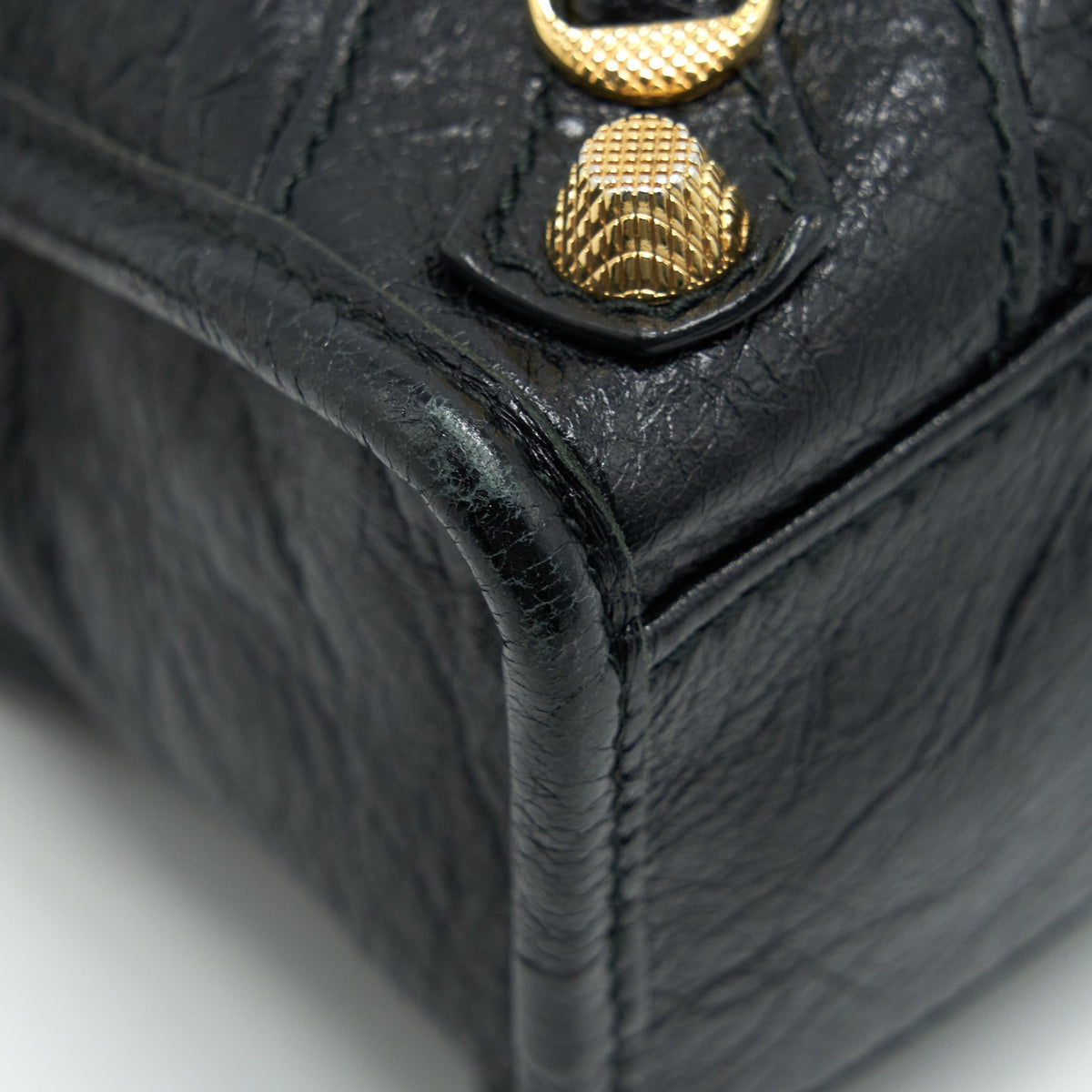 Balenciaga Mini City Black with GHW | Designer Leather Handbag
