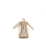Luxar739 elegant leather Handbag flat lay view