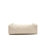 Side view of Balenciaga handbag Beige premium designer bag