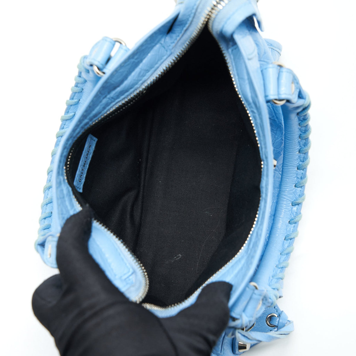 Luxar618 elegant leather Handbag top view