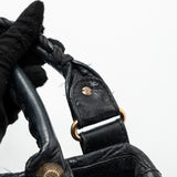 Luxar669 elegant leather Handbag back view