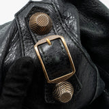 Luxar669 elegant leather Handbag angled view