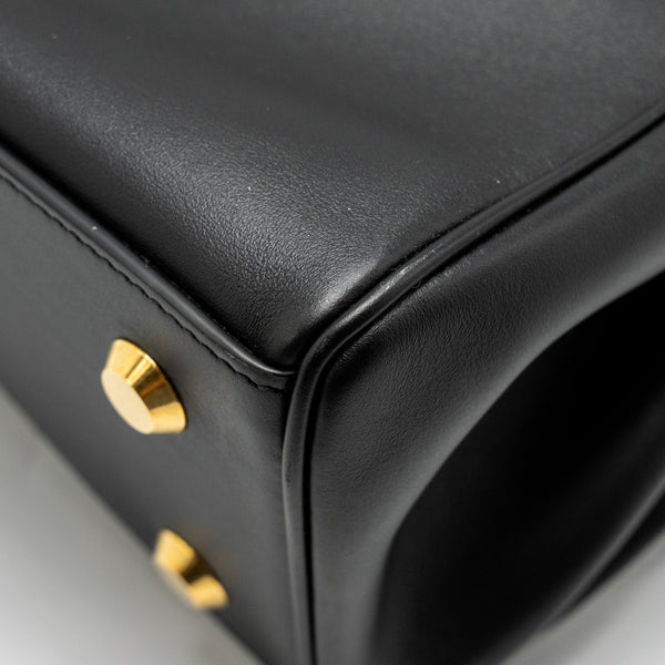 Balenciaga Medium Rodeo Handbag Smooth Calfskin Black GHW | Designer Luxury Handbag