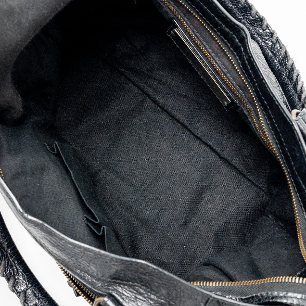 Balenciaga City Bag Calfskin Black Ruthenium Hardware — Designer Leather Handbag