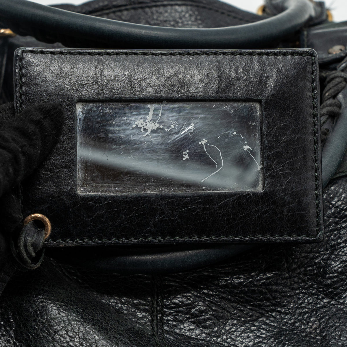 Balenciaga women's handbag Black luxury designer leather