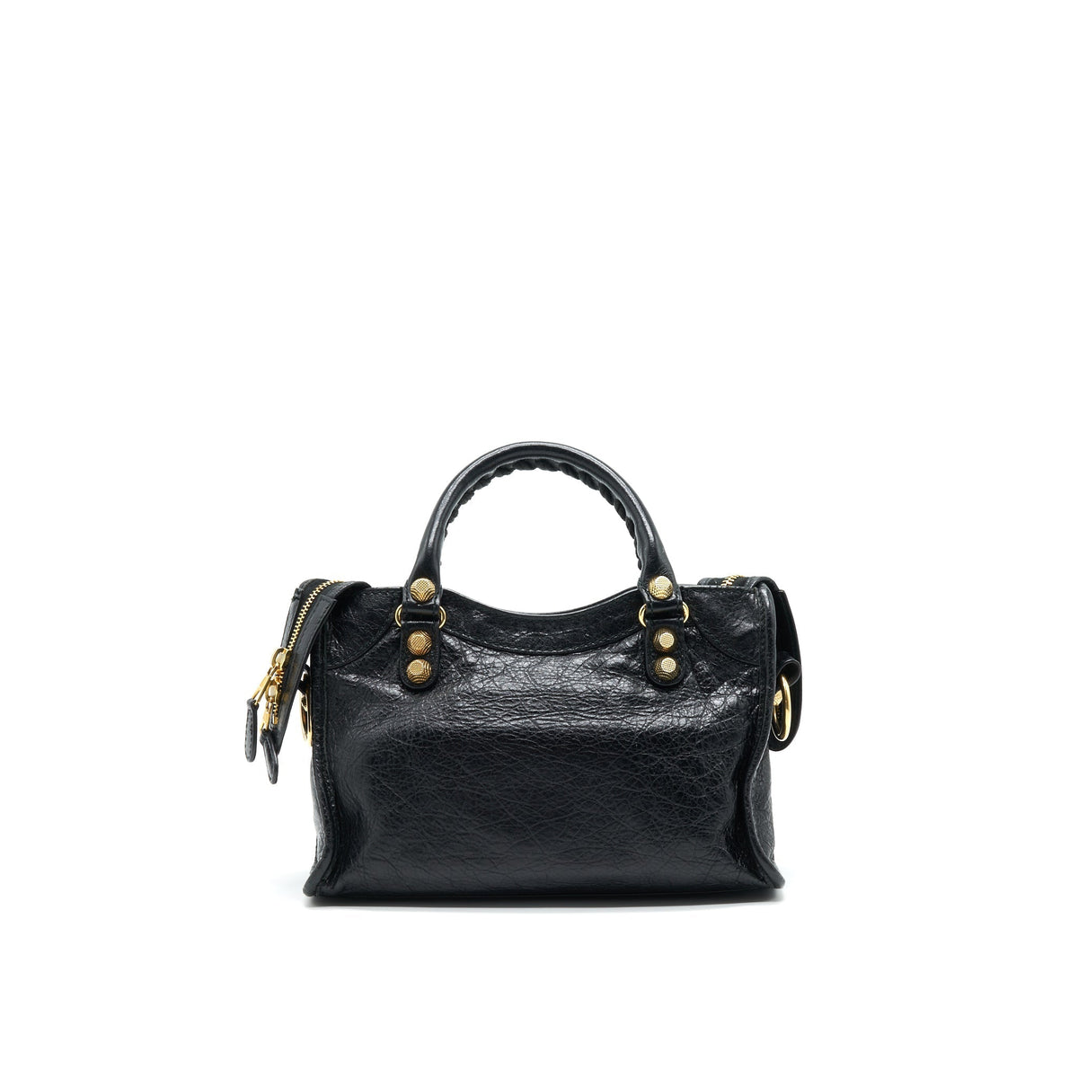 Balenciaga Mini City Black with GHW | Designer Leather Handbag