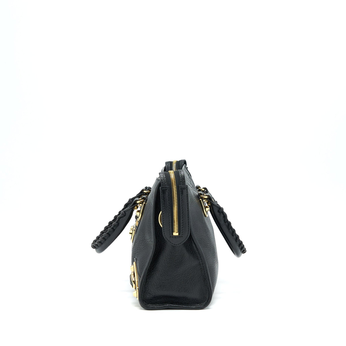 Balenciaga Metallic Edg City S bag Black GHW | Designer Luxury Handbag