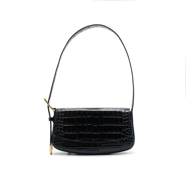 Balenciaga Ghost Sling Bag black GHw | Designer Ghost Shoulder Bag