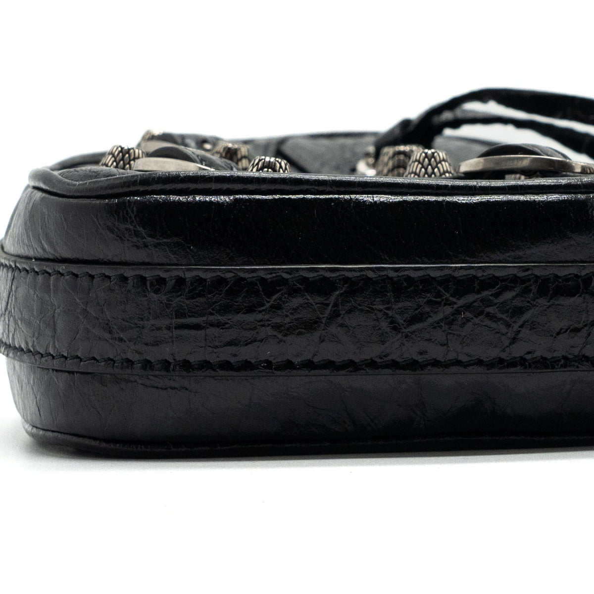 Balenciaga women's handbag Black luxury designer leather