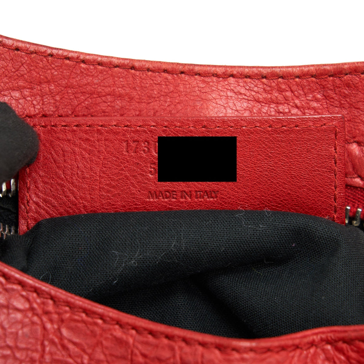 Luxar740 elegant leather Handbag flat lay view