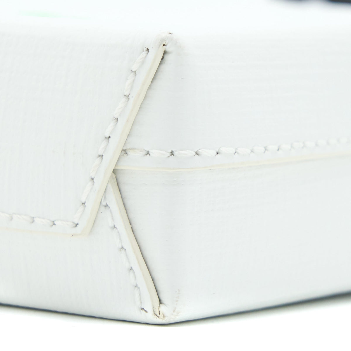 Balenciaga Mini Shopping Phone Pouch Calfskin White/Multicolour SHW — Designer Phone Pouch