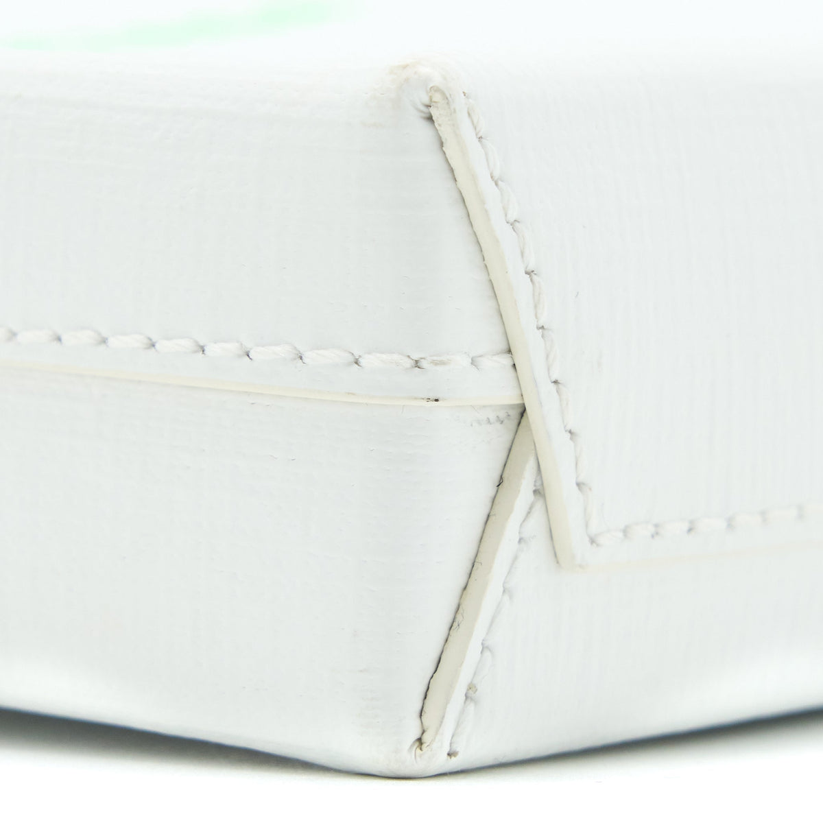 Balenciaga Mini Shopping Phone Pouch Calfskin White/Multicolour SHW — Designer Phone Pouch