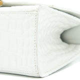 Balenciaga authentic luxury handbag White calf craftsmanship
