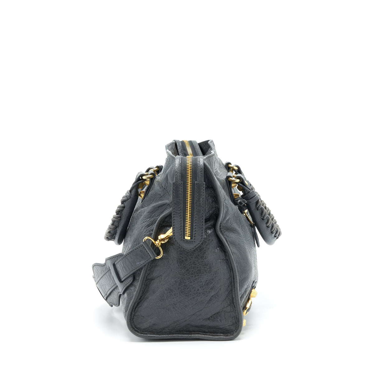 Balenciaga Classic City Bag Grey GHW — Designer Leather Handbag
