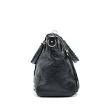 Luxar752 elegant leather Handbag flat lay view
