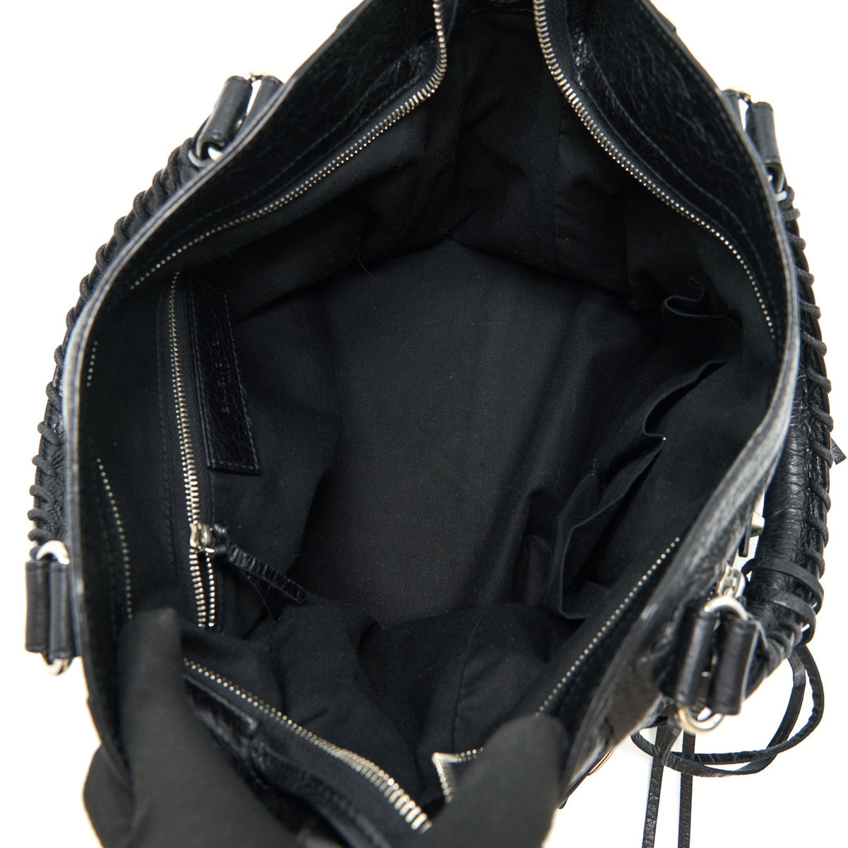 Luxar752 elegant leather Handbag top view