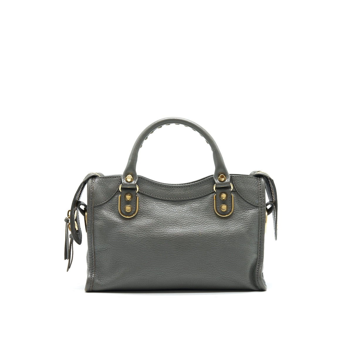 Authentic Balenciaga handbag Grey luxury fashion accessory