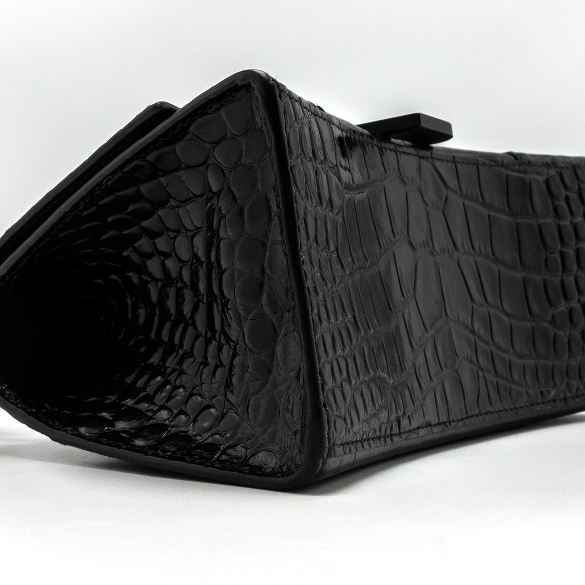 Balenciaga designer handbag calf closeup detail