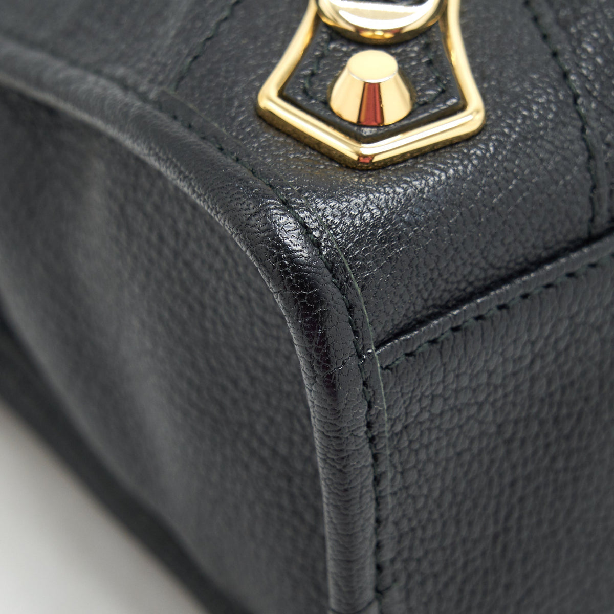 Balenciaga Metallic Edg City S bag Black GHW | Designer Luxury Handbag