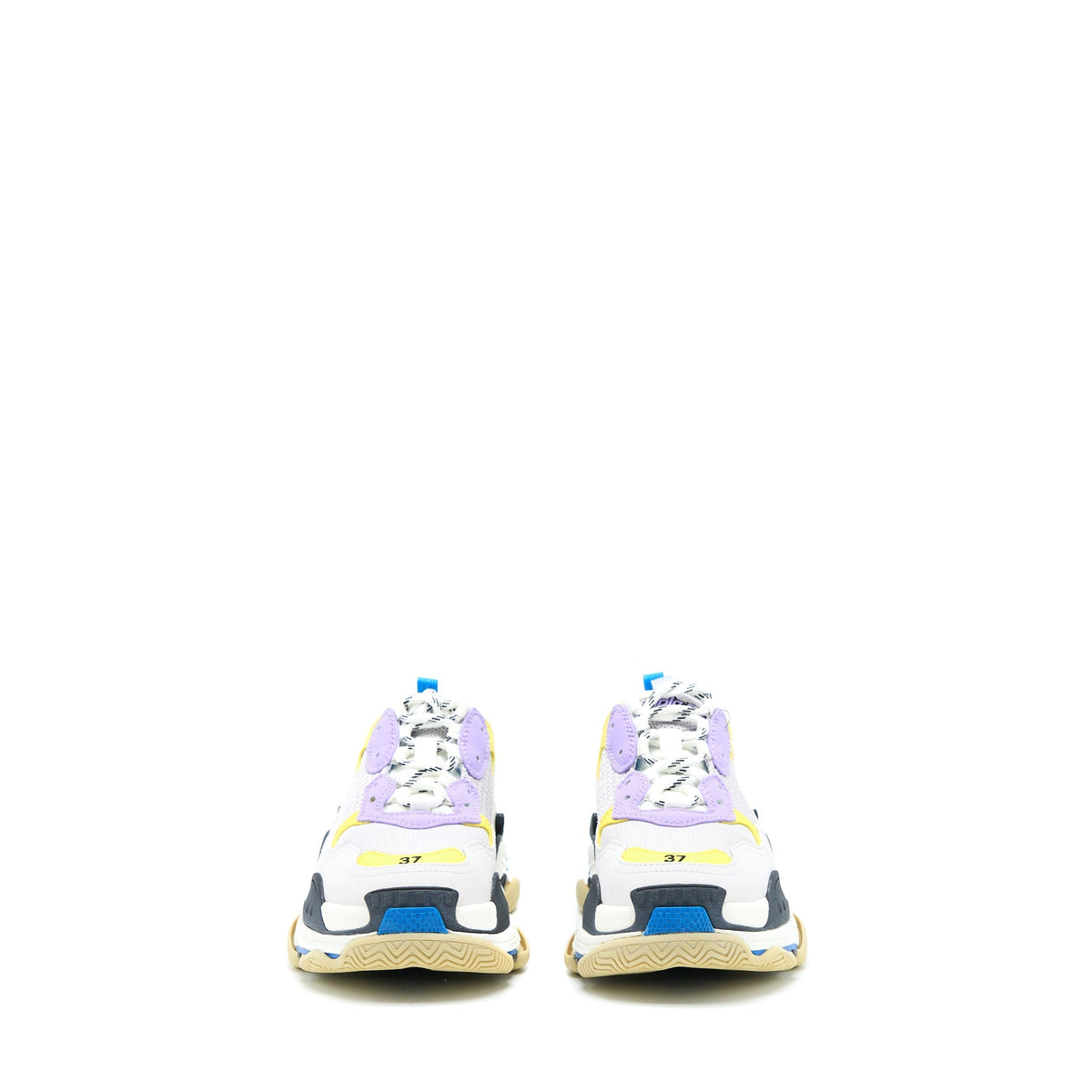 Balenciaga Size 37 Triple S Sneakers Polyester/Rubber Multicolour — Iconic Triple S Sneakers