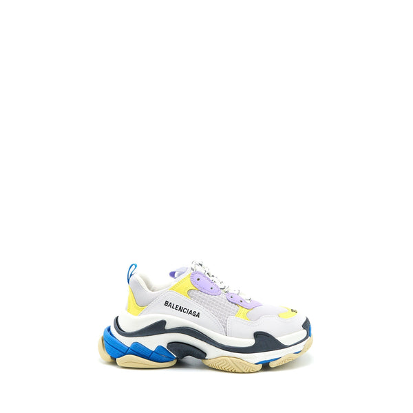 Balenciaga Size 37 Triple S Sneakers Polyester/Rubber Multicolour — Iconic Triple S Sneakers