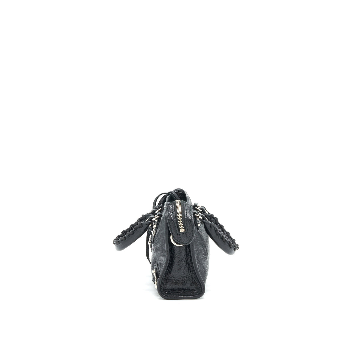 Balenciaga Nano City Bag Black SHW — Designer Leather Handbag