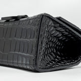 Balenciaga women's handbag Black luxury designer calf
