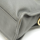Side view of Balenciaga handbag Grey premium designer bag