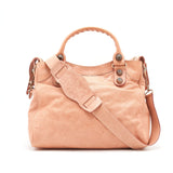 Luxar755 elegant leather Handbag back view