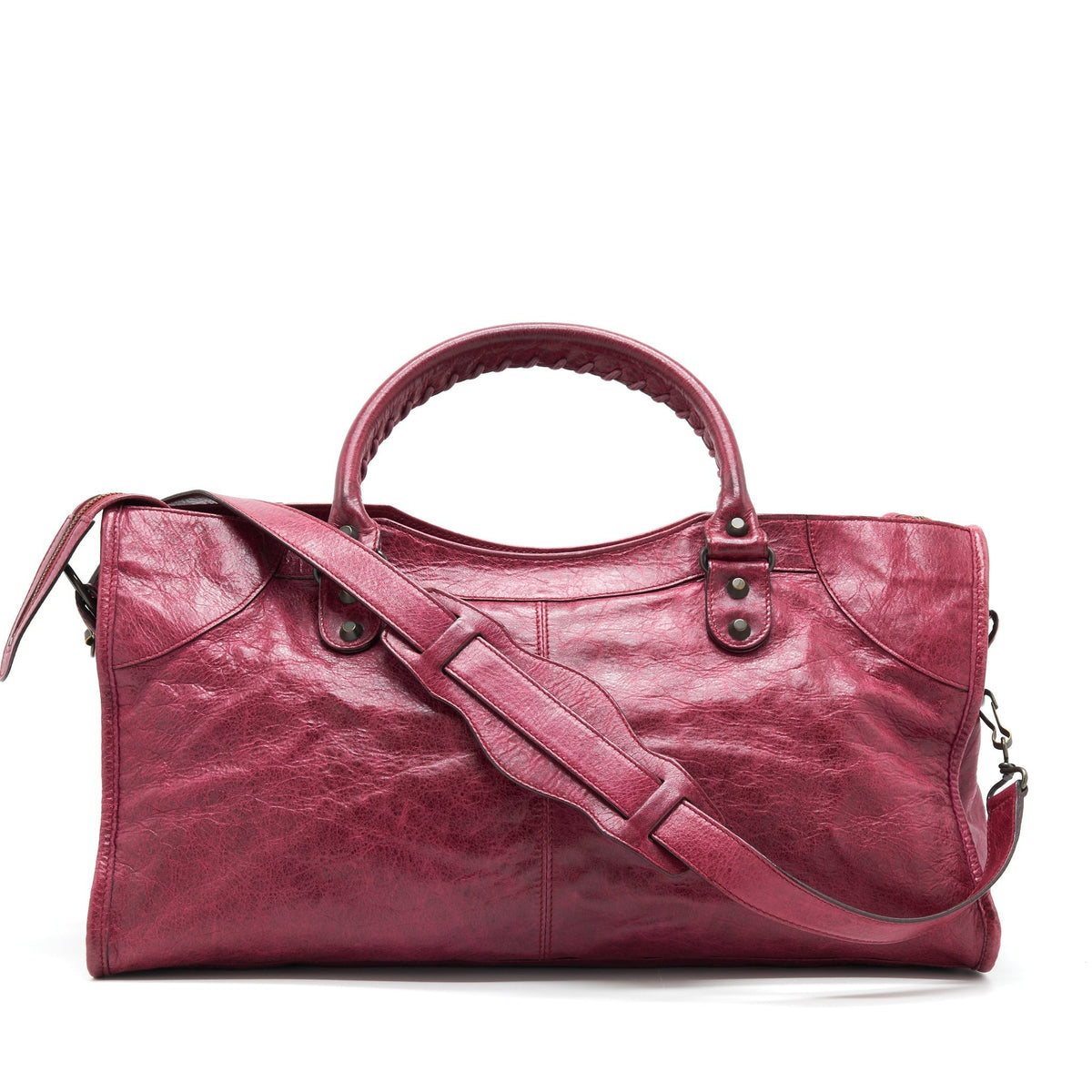 Luxar756 elegant leather Handbag close-up detail
